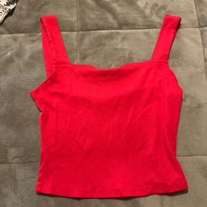 Medium, red tank from Shein